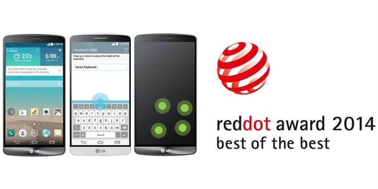 LG Recognized at 2014 Red Dot Awards For Intuitive User Experience 